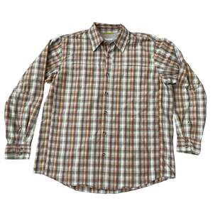 Royal Robbins Coolmax Vented Plaid Large L/S Button Up Shirt